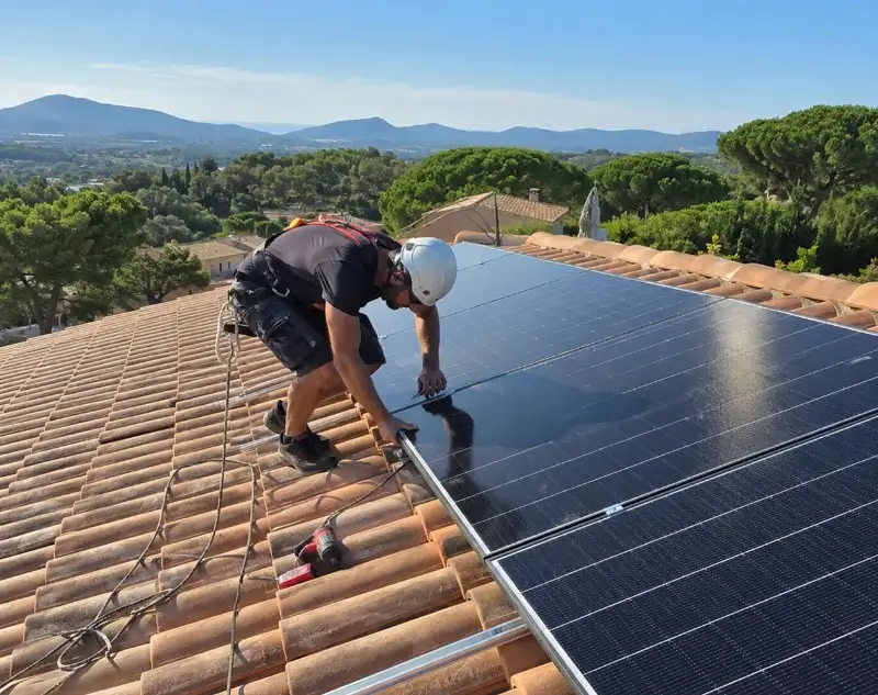 Installateur panneaux solaires Le Croisty — pose photovoltaïque sur toiture